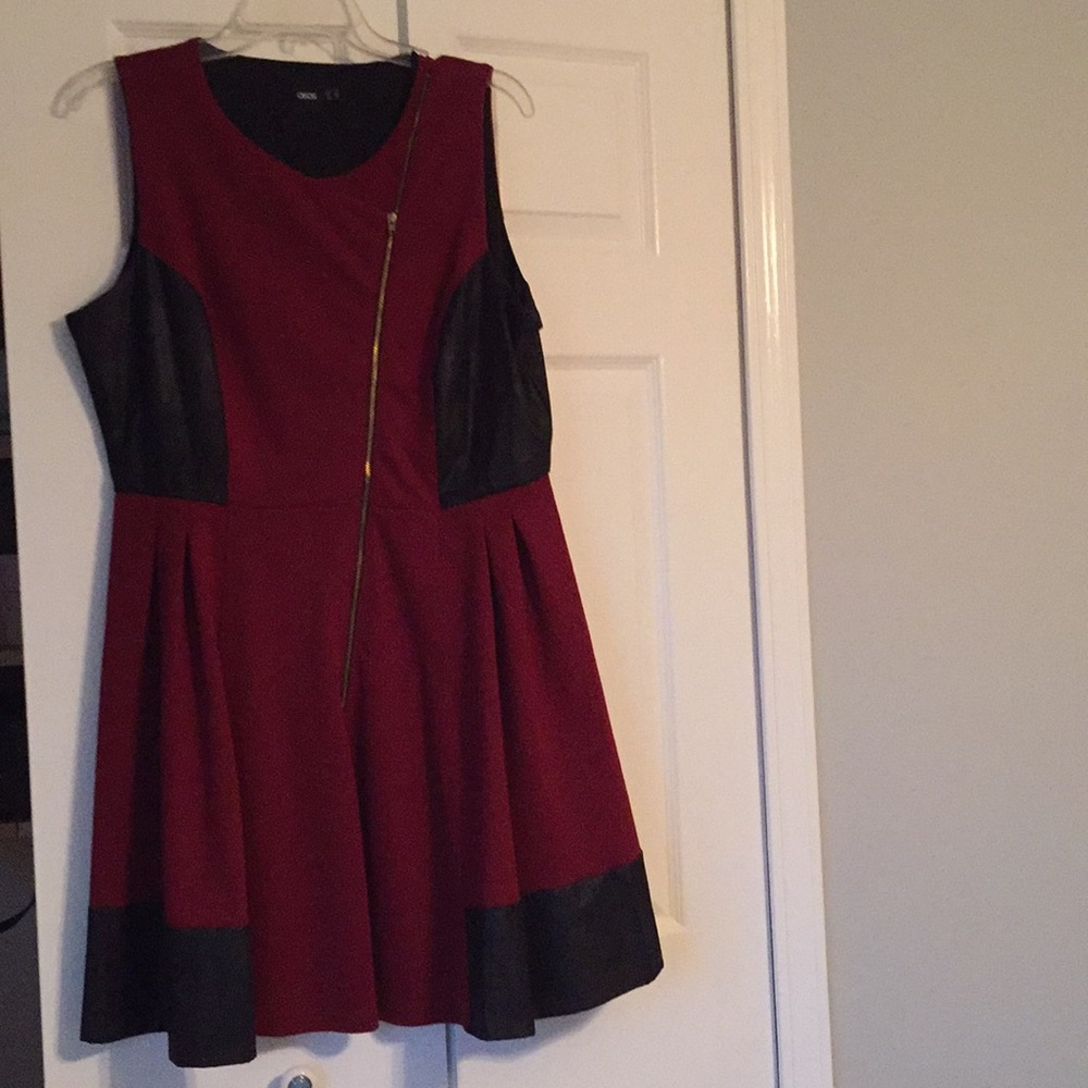 ASOS fit and flare sleeveless dress